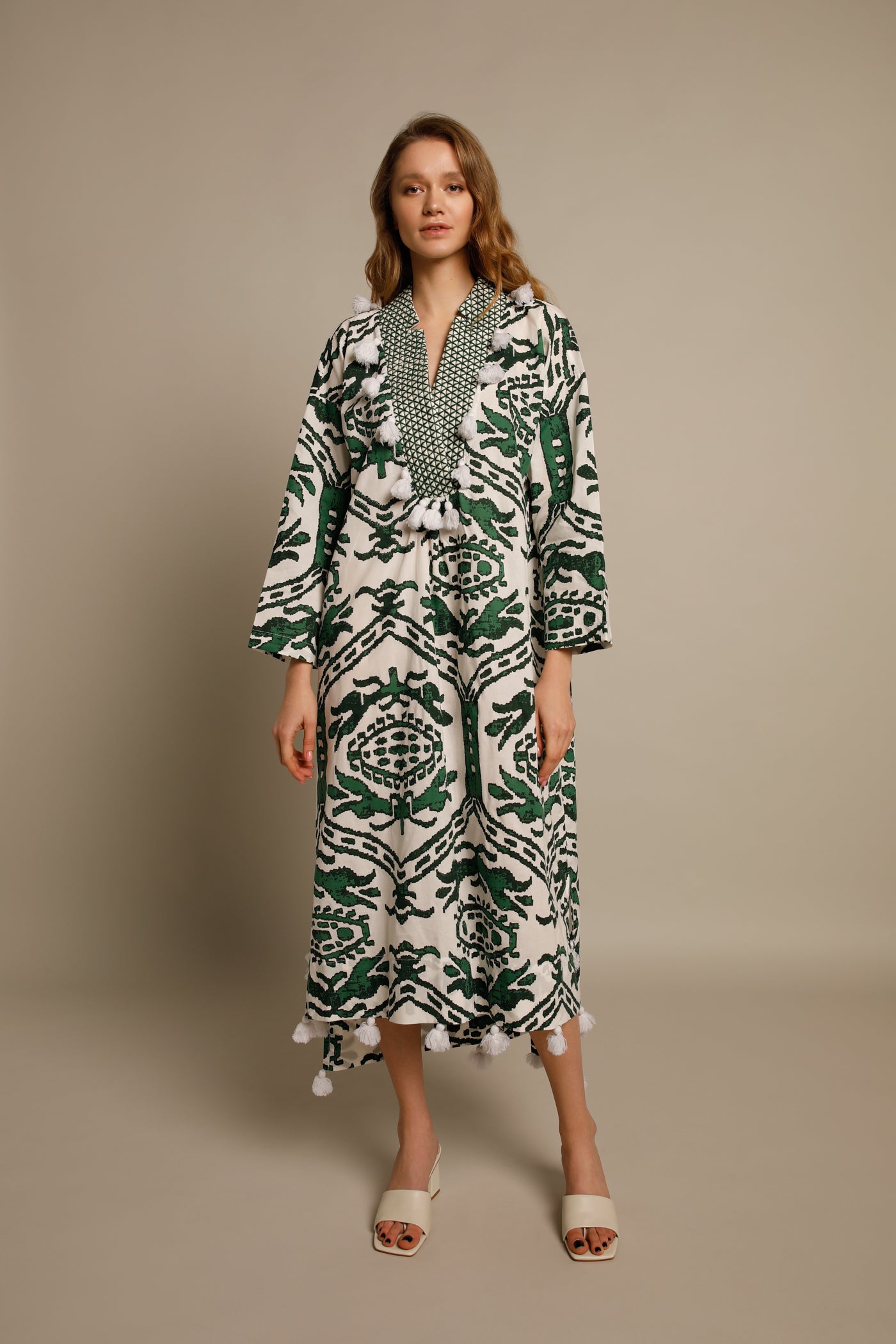 Leather Leaf Kaftan