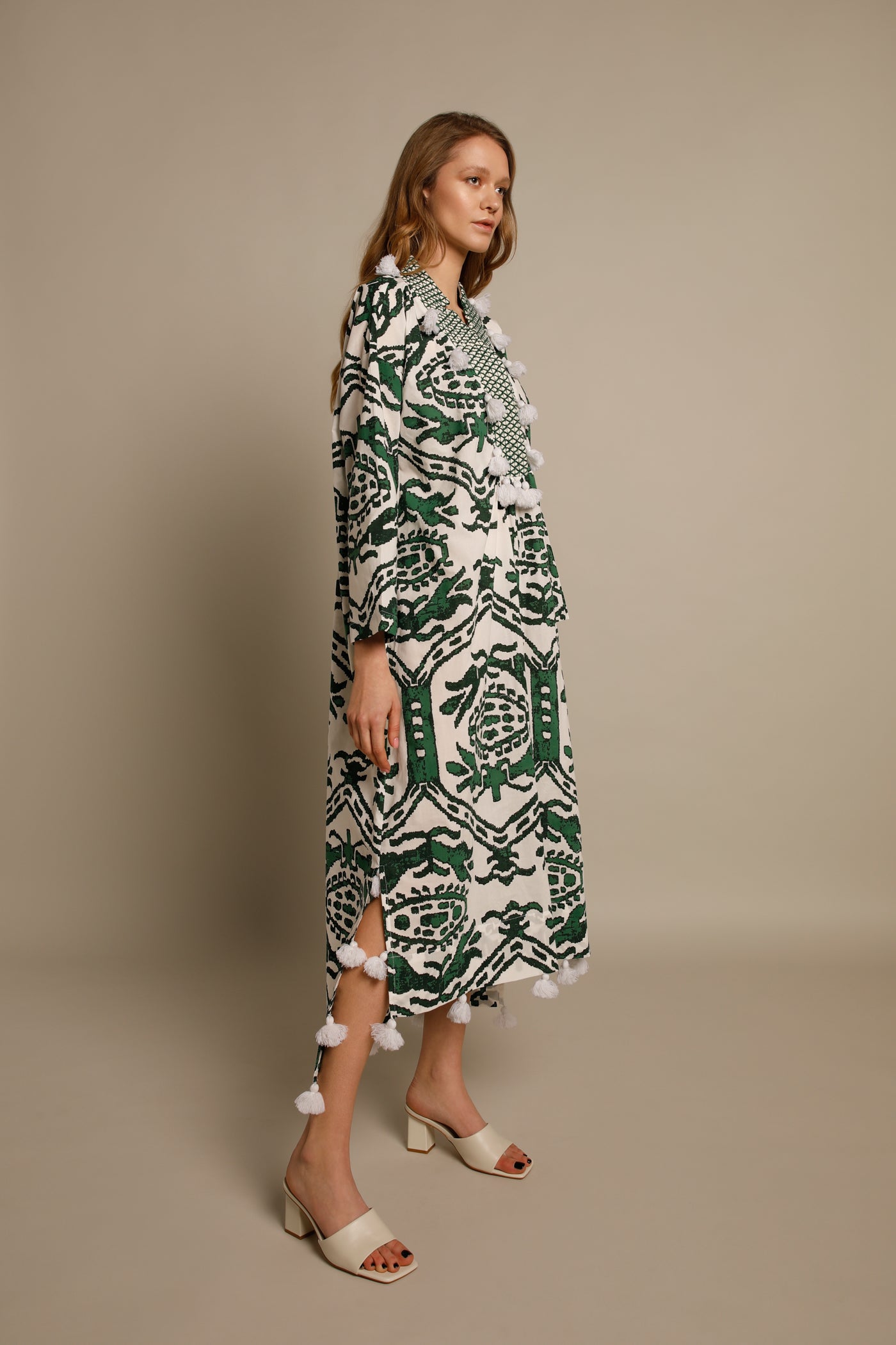 Leather Leaf Kaftan