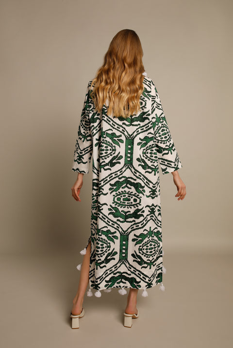 Leather Leaf Kaftan
